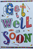 Get Well - Multi Coloured Plasters