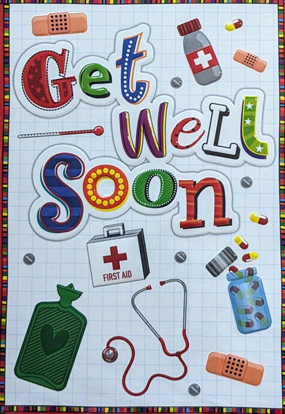 Get Well - Multi Coloured Stethoscope