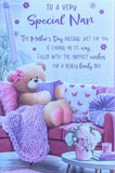 Mother's Day Nan - Cute Bear With Book