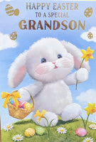 Easter Grandson - Cute Rabbit Happy