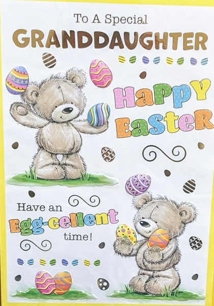 Easter Granddaughter - Cute Bears Special