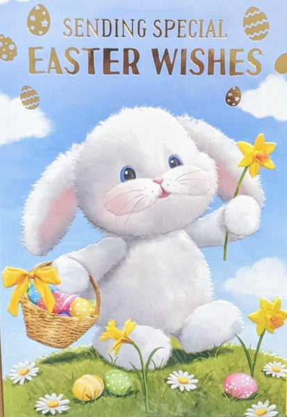 Easter Open - Cute Rabbit Wishes