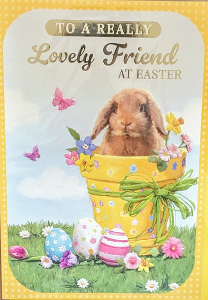 Easter Friend - Rabbit In Flower Pot