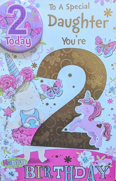 Daughter 2 Birthday - Badged