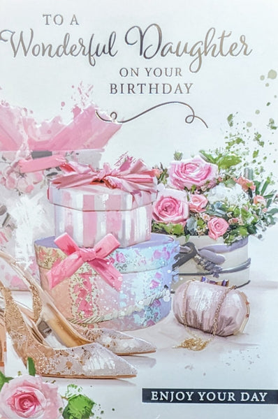 Daughter Birthday - Heels & Gift Boxes