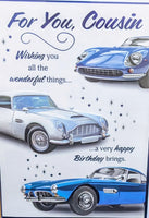 Cousin Birthday Male - Blue Cars