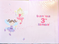 3 Girl Birthday - Fairies Lovely