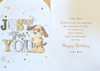 Grandson Birthday - Platinum Cute