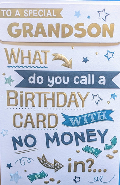 Grandson Birthday - Joke Money