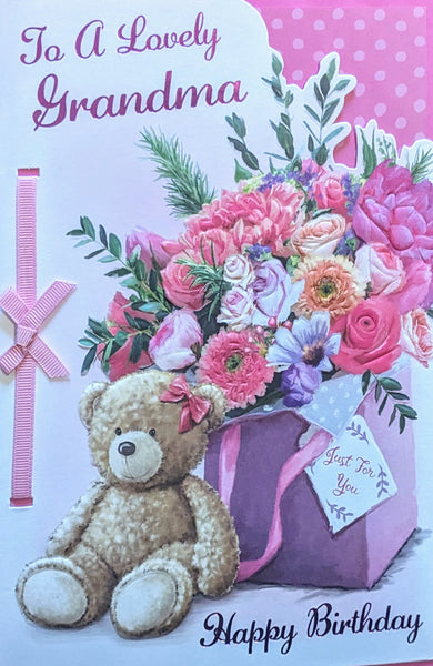 Grandma Birthday - Large Cute Flower Box