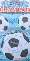 Grandson Birthday - Slim football