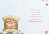 Son & Daughter In Law Anniversary - Cute Bears With Heart