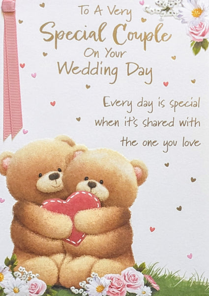 Wedding Day - Cute Bears With Heart