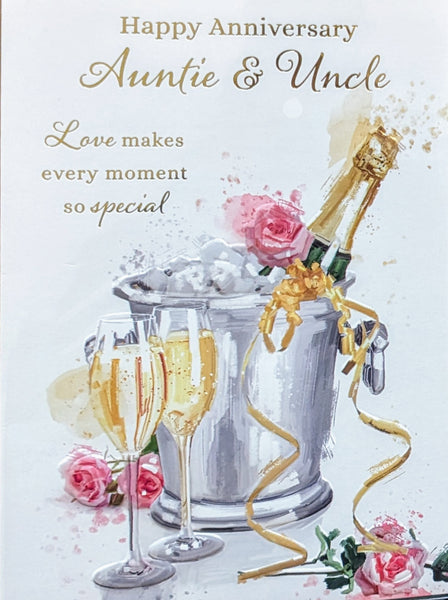 Auntie & Uncle Anniversary - Champagne Bucket