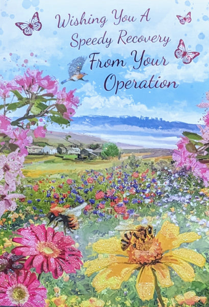 Get Well Operation - Pink & Yellow Flowers
