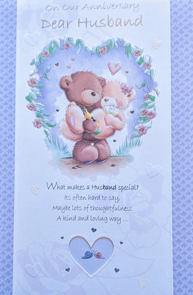 Husband Anniversary - Cute Bears Hugging