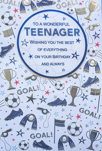 Teenager Boy Birthday - Football