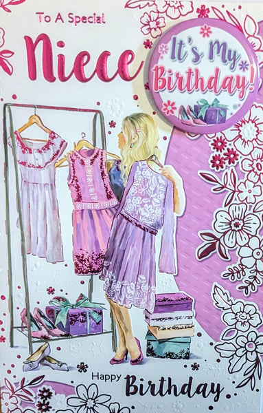 Niece Birthday - Badged Girl & Dresses