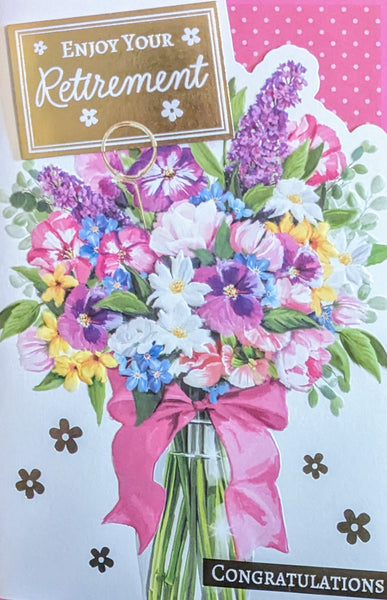 Retirement Female - Traditional Flower Bouquet