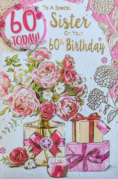 Sister 60 Birthday - Badged