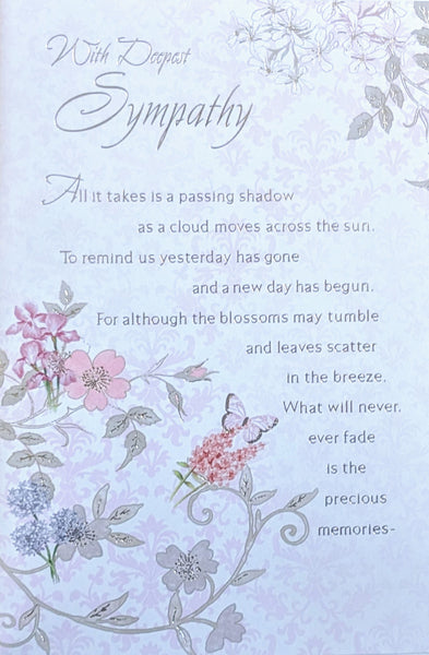 Deepest sympathy - Traditional Words