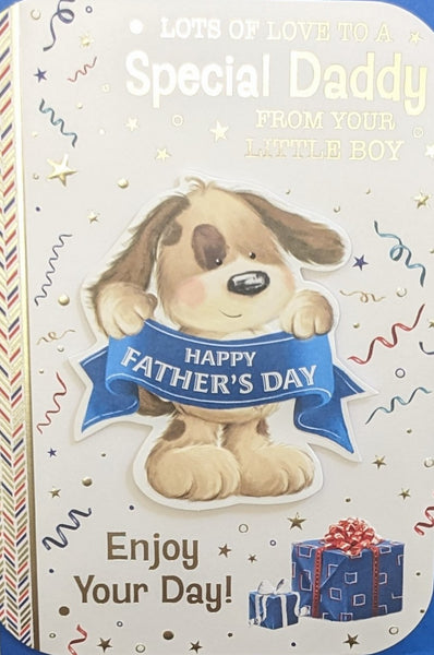 Father's Day Daddy From Little Boy - Cute Banner