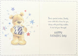 Father's Day Daddy From Little Girl - Cute Bear Writing