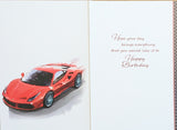 Open Male Birthday - Red Sports Cars