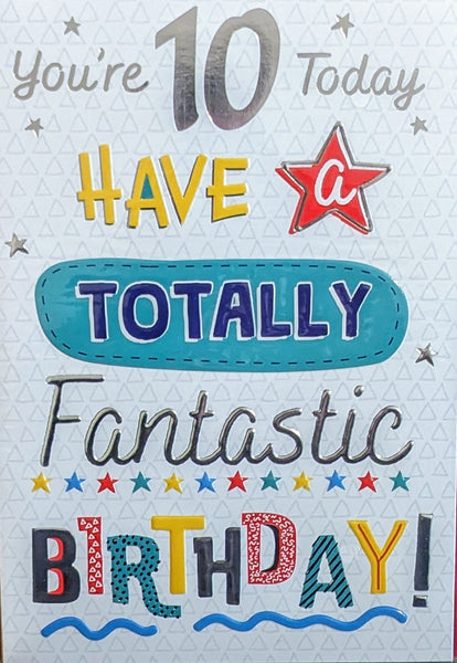 10 Boy Birthday - Totally Fantastic