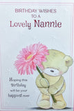 Nannie Birthday - Cute Pink Flower Lovely