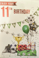 11 Boy Birthday - Goal Bunting