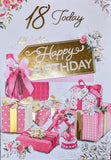 18 Female Birthday - Pink Gift Boxes