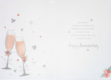 Your Anniversary - Pink Champagne Glasses