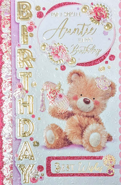 Auntie Birthday - Cute Bear With Perfume