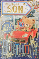 Son Birthday - Cute Red Car