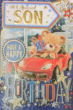 Son Birthday - Cute Red Car