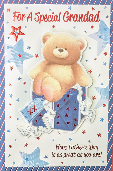 Father’s Day Grandad - Cute Bear On Box