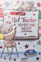 Thank You Teacher - Cute Bear With Whiteboard