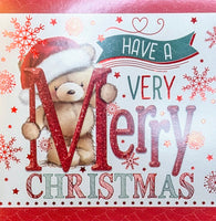 12 Pack Of Christmas Cards - Cute Writing