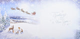 Box Of 10 Christmas Cards - Snowy Scene