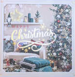 Box Of 10 Christmas Cards - Living Room & Tree