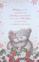 Wife Christmas - Large 8 Page Cute Grey Bears