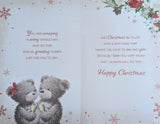 Wife Christmas - Large 8 Page Cute Grey Bears