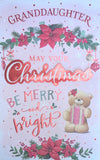 Granddaughter Christmas - Large 8 Page Cute Pink