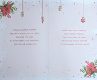 Granddaughter Christmas - Large 8 Page Cute Pink