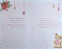 Granddaughter Christmas - Large 8 Page Cute Pink