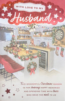 Husband Christmas - Traditional Bar & Dart Board