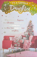 Daughter Christmas - Cute Bear With Book