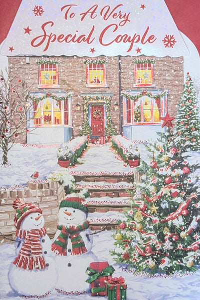 Special Couple Christmas - Traditional Snowy Scene