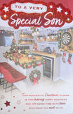 Son Christmas - Traditional Bar & Dart Board